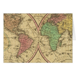 Map Of The World on the Globular Projection