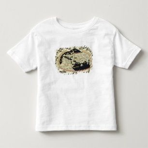 Map of the world toddler t-shirt