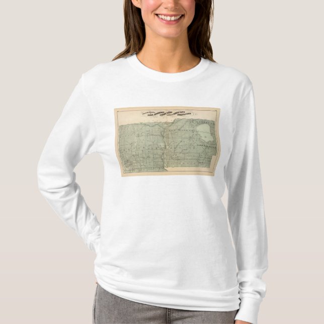 Map of Todd, Morrison, Minnesota T-Shirt (Front)