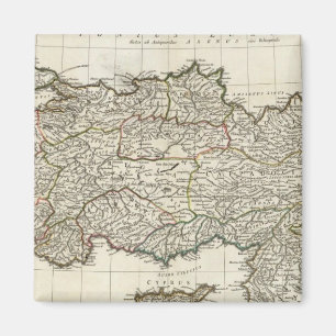 Map of Turkey Magnet