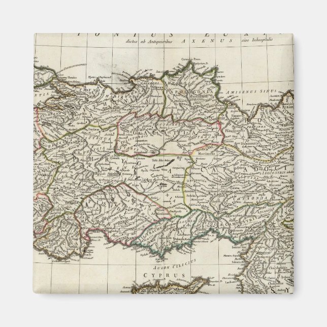 Map of Turkey Magnet (Front)