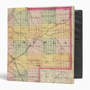 Map of Tuscola County, Michigan Binder