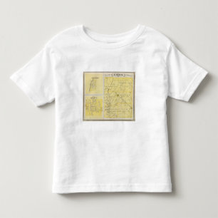 Map of Union County with Brownsville, Liberty Toddler T-shirt