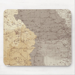 Map of US Drainage Areas Mouse Pad