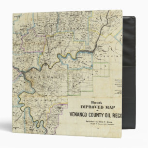 Map of Venango County Oil Regions Binder