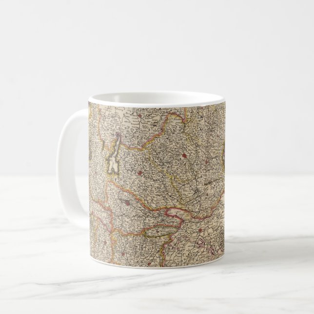 Map of Venice Region, Italy Coffee Mug (Front Left)