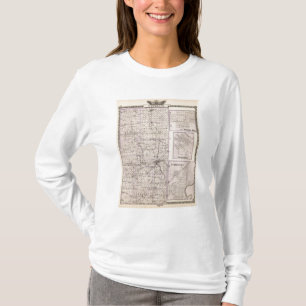 Map of Vermilion County, Mason City T-Shirt