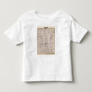 Map of Vermilion County, Mason City Toddler T-shirt