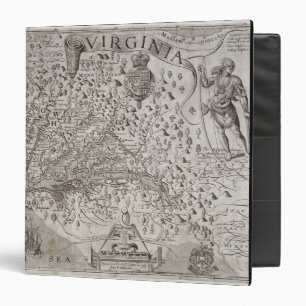 Map of Virginia, discovered and described by Capta Binder