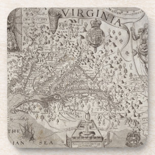 Map of Virginia, discovered and described by Capta Coaster