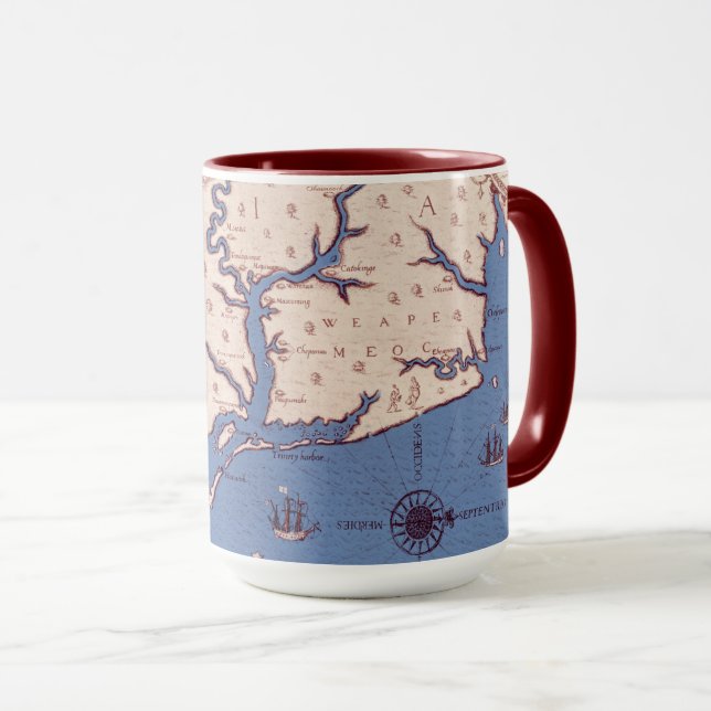 Map of Virginia Mug (Front Right)