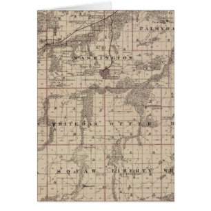 Map of Warren County, State of Iowa