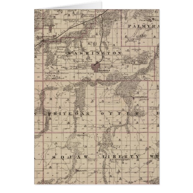 Map of Warren County, State of Iowa (Front)