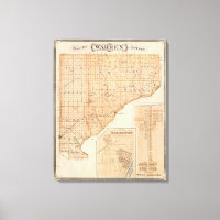 Map of Warren County with Plan of West Lebanon