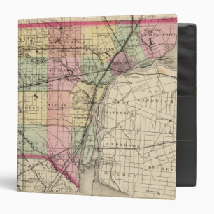 Map of Wayne County, Michigan Binder