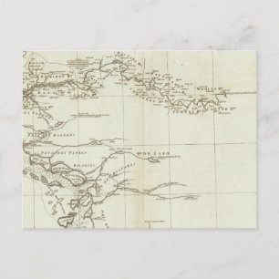 Map of West Africa Postcard