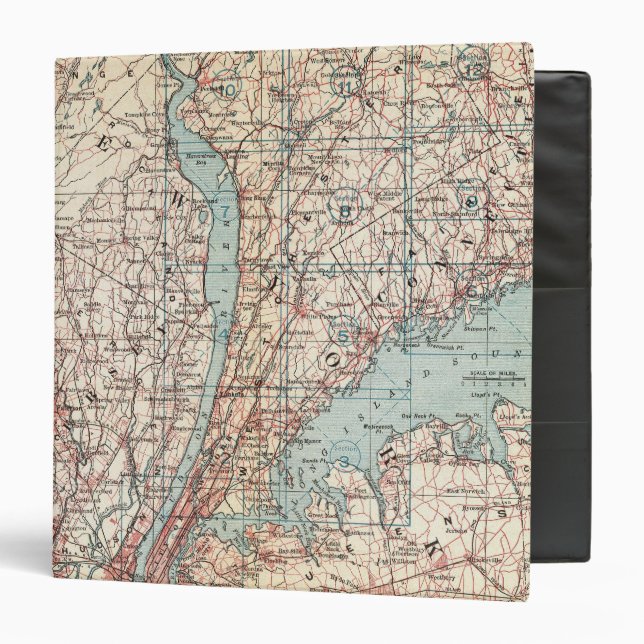 Map of Westchester County, New York Binder (Front/Inside)