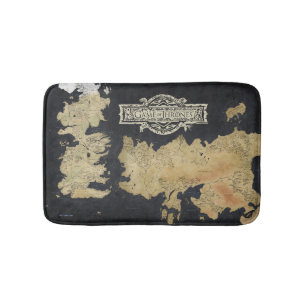 Map of Westeros Bath Mat