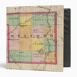 Map of Wexford County, Michigan Binder