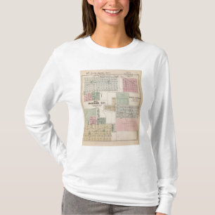 Map of Winnebago City Map of Blue Earth, Minnesota T-Shirt