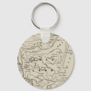 Map of Zululand with the Adjoining Frontiers Keychain
