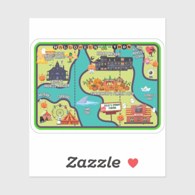 Map Only Sticker (Sheet)