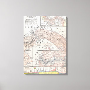MAP: PANAMA, 1907 CANVAS PRINT