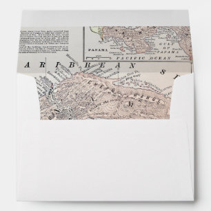 MAP: PANAMA, 1907 ENVELOPE