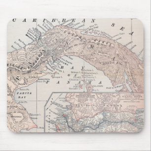 MAP: PANAMA, 1907 MOUSE PAD
