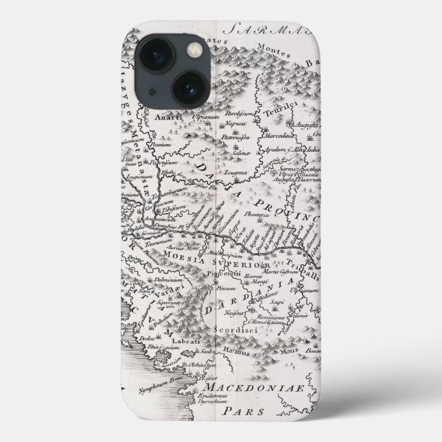 MAP: PANNONIA Case-Mate iPhone CASE (Back)