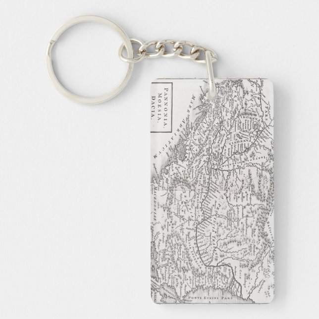 MAP: PANNONIA KEYCHAIN (Front)