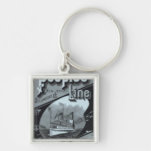 Map Peoples Line of Steamers Keychain