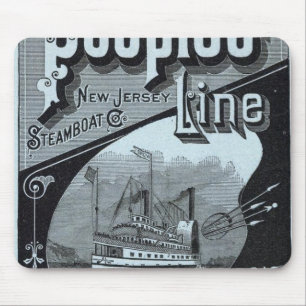 Map Peoples Line of Steamers Mouse Pad