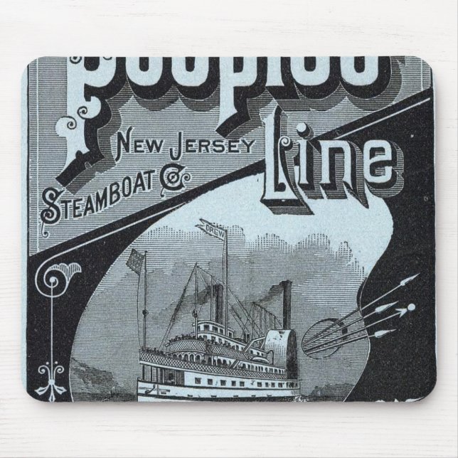 Map Peoples Line of Steamers Mouse Pad (Front)