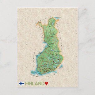 MAP POSTCARDS ♥ Finland