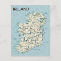 MAP POSTCARDS ♥ Ireland
