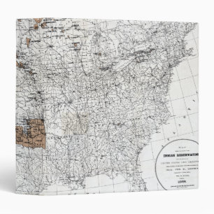 MAP: RESERVATIONS, 1888 BINDER