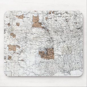 MAP: RESERVATIONS, 1888 MOUSE PAD