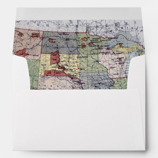 MAP: RESERVATIONS, 1892 ENVELOPES (Back (Bottom))