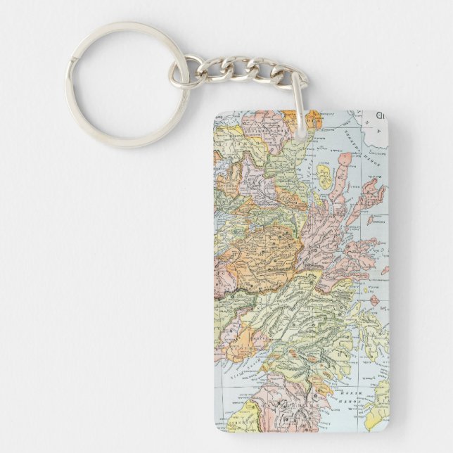 MAP: SCOTLAND KEYCHAIN (Front)