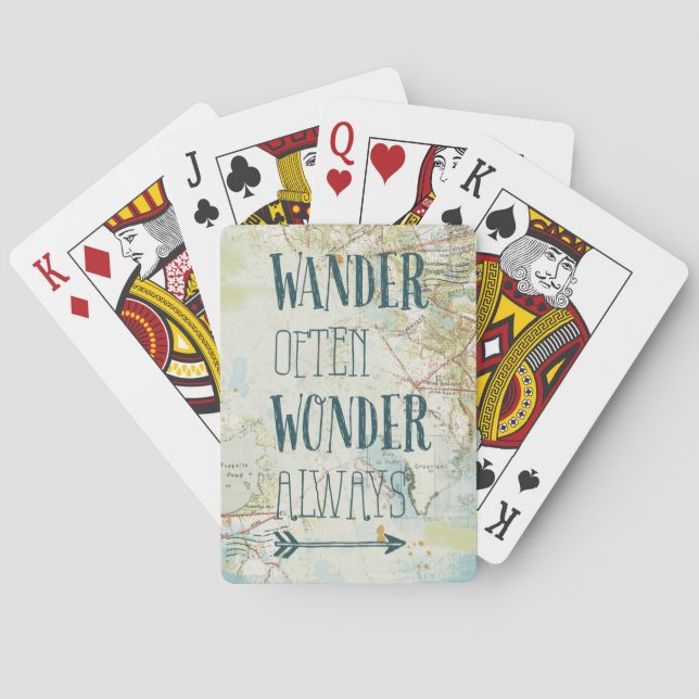 Map Sentiments Playing Cards (Back)