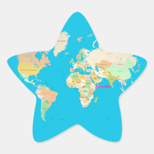 map star sticker