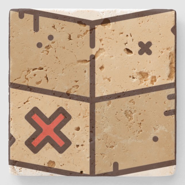 map stone coaster (Front)