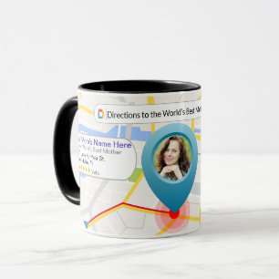 Map to The World's Best Mother Coffee Mug