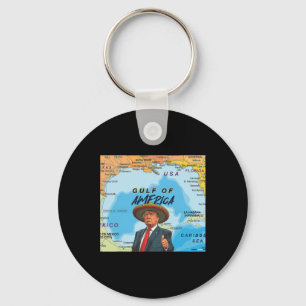 Map Trump America's Gulf Mexico President Trump So Keychain