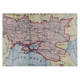 MAP: UKRAINE, c1906 Cutting Board