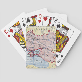 MAP: UKRAINE, c1906 Playing Cards