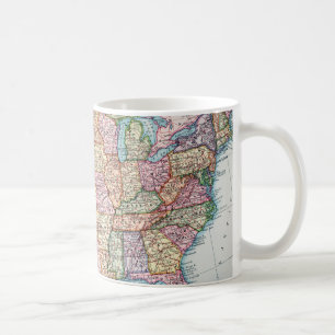 Map: United States, 1905 Coffee Mug