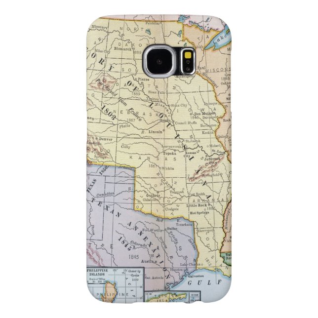 Map: US Expansion, 1905 Case-Mate Samsung Galaxy Case (Back)