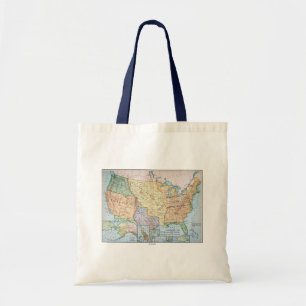 Map: US Expansion, 1905 Tote Bag
